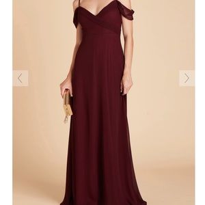 Burgundy Birdy Grey Bridesmaid Convertible Dress